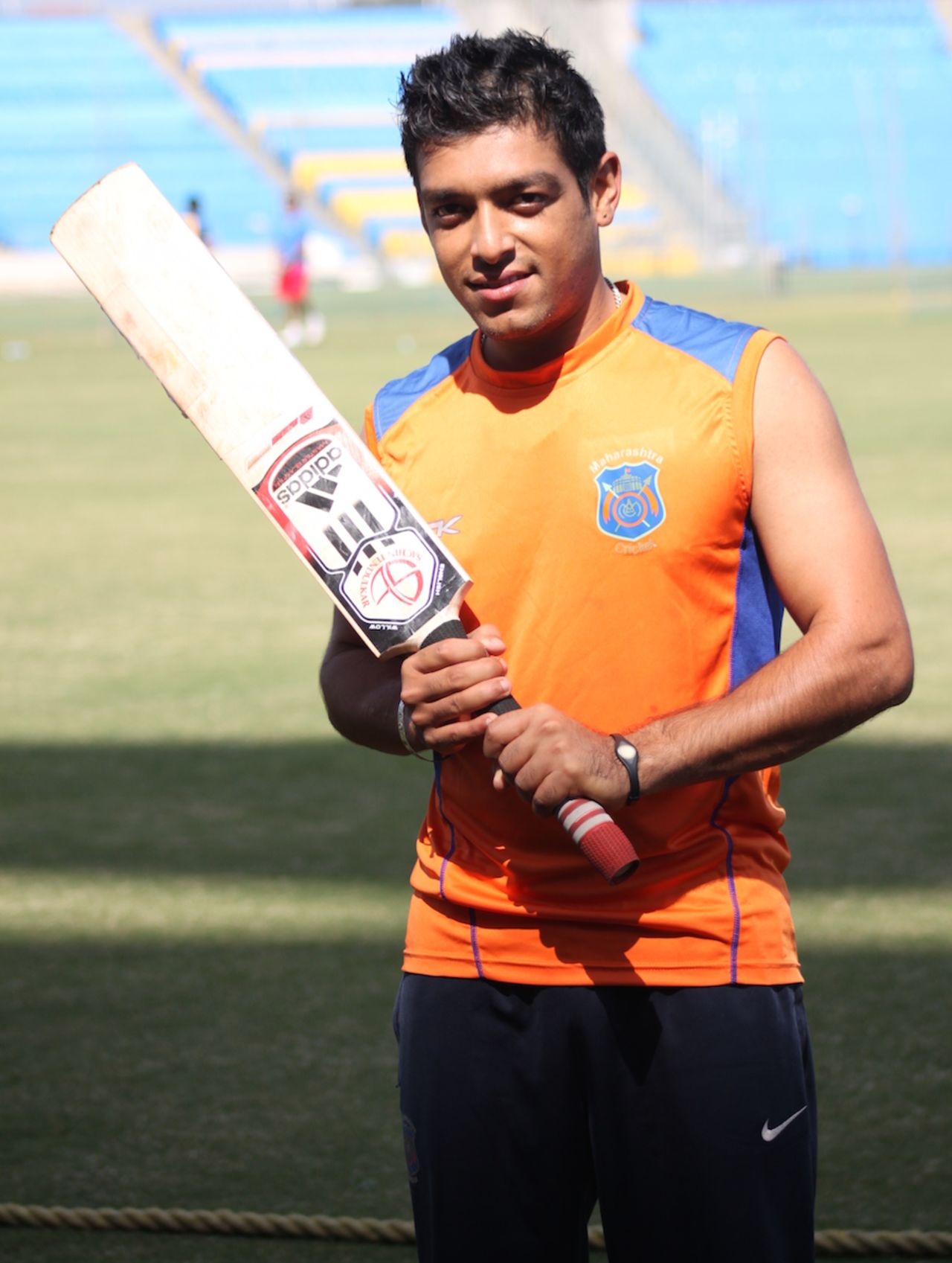 Chirag Khurana during a practice session, Pune, January 20, 2015