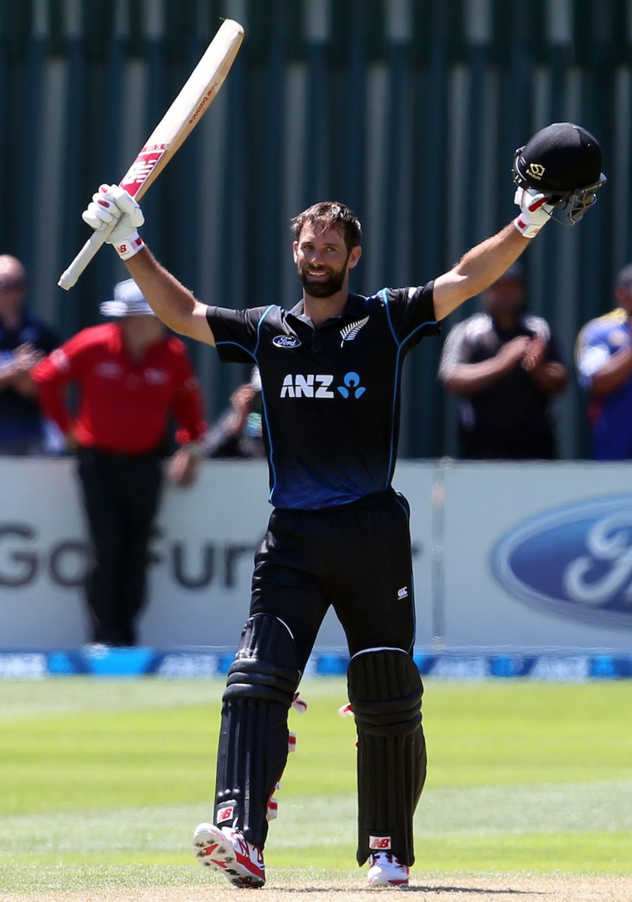 Grant Elliott finished with 104 off 96 balls, New Zealand v Sri Lanka, 5th ODI, Dunedin, January 23, 2015