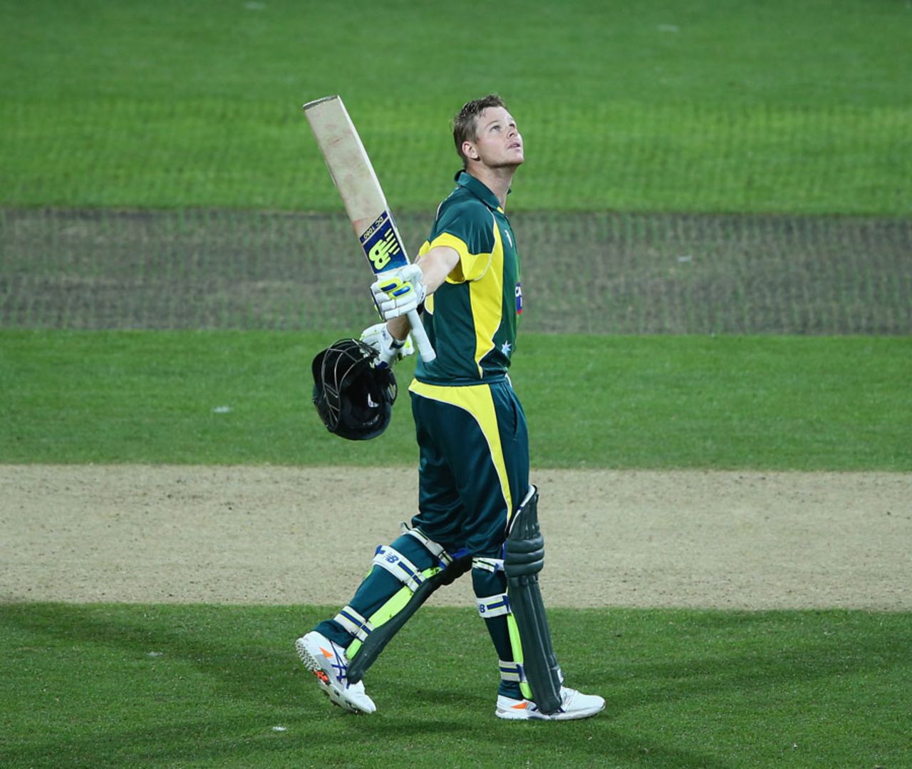 Steven Smith became the first player to score both an ODI and Test ton on captaincy debut, Australia v England, Carlton Mid Tri-Series, Hobart, January 23, 2015