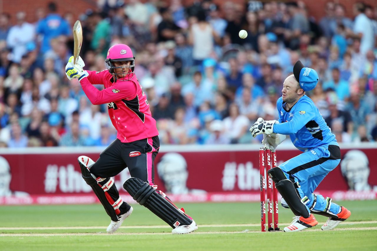 Nic Maddinson scored a 48-ball 85, Adelaide Strikers v Sydney Sixers, BBL 2014-15, semi-final, Adelaide, January 24, 2015