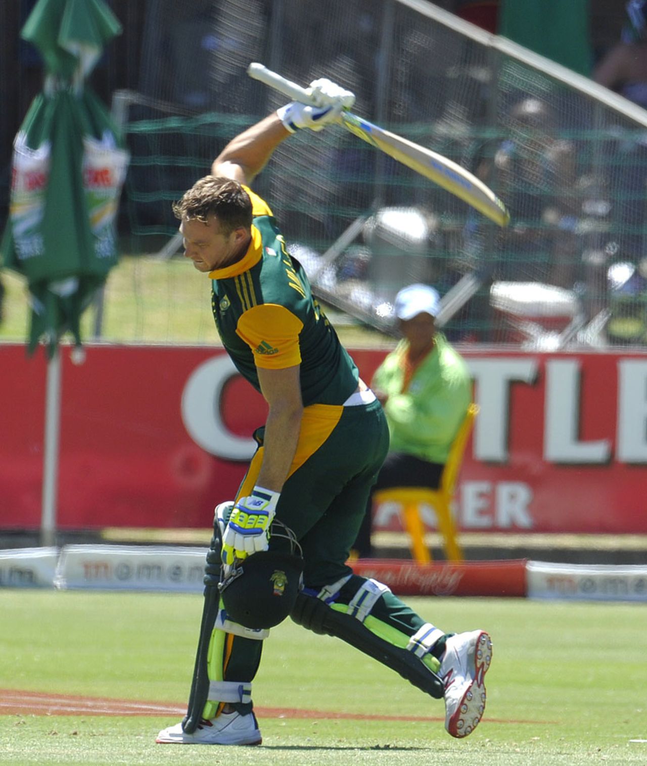 David Miller reached his maiden ODI hundred, South Africa v West Indies, 4th ODI, Port Elizabeth, January 25, 2015