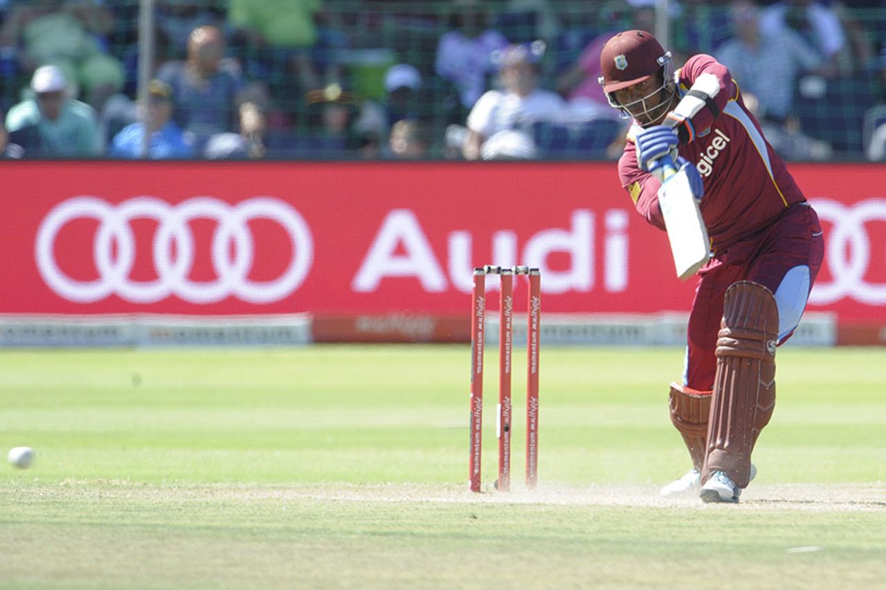 Marlon Samuels played carefully to get West Indies chase moving, South Africa v West Indies, 4th ODI, Port Elizabeth, January 25, 2015