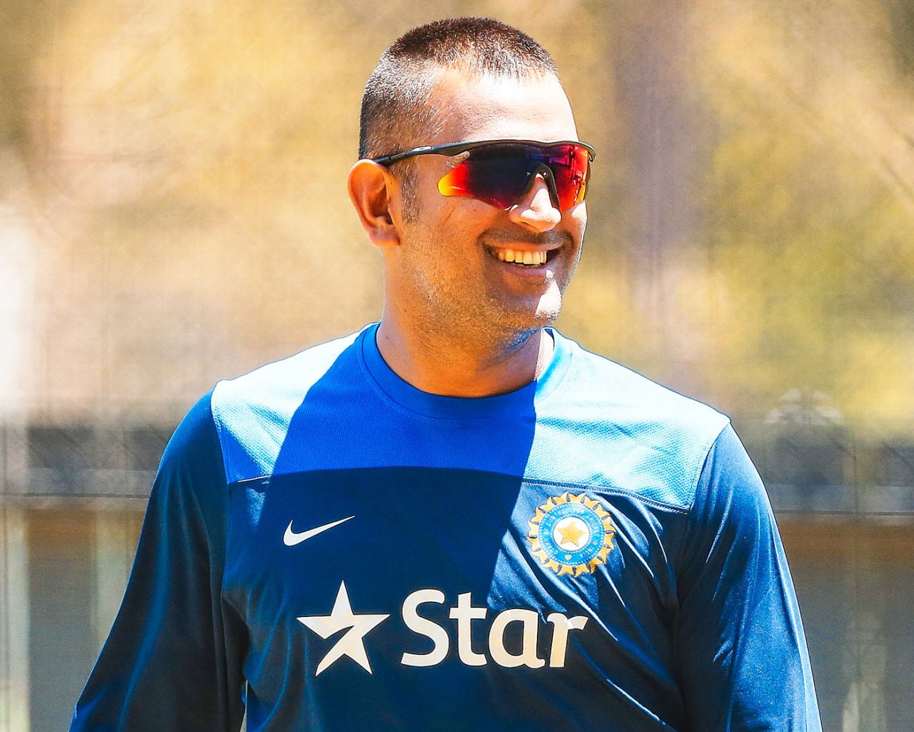 MS Dhoni at training, Adelaide, December 8, 2014
