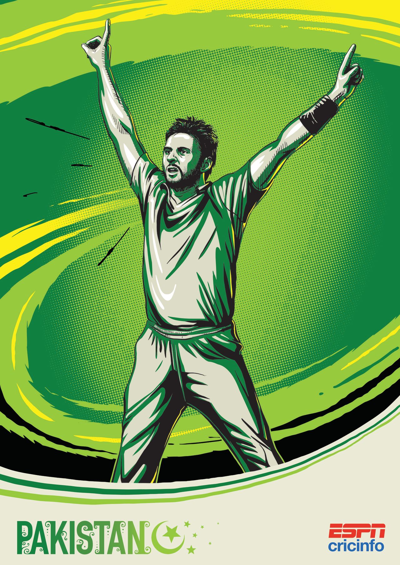 2015 World Cup posters: Pakistan and Shahid Afridi