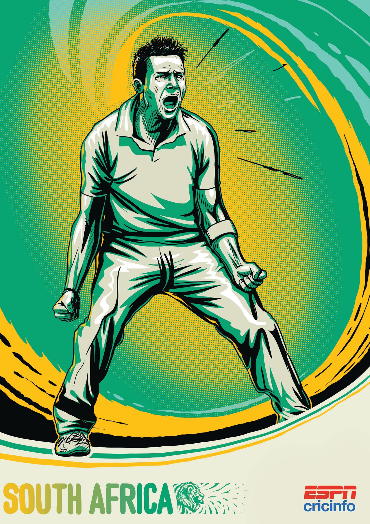 2015 World Cup posters: South Africa and Dale Steyn