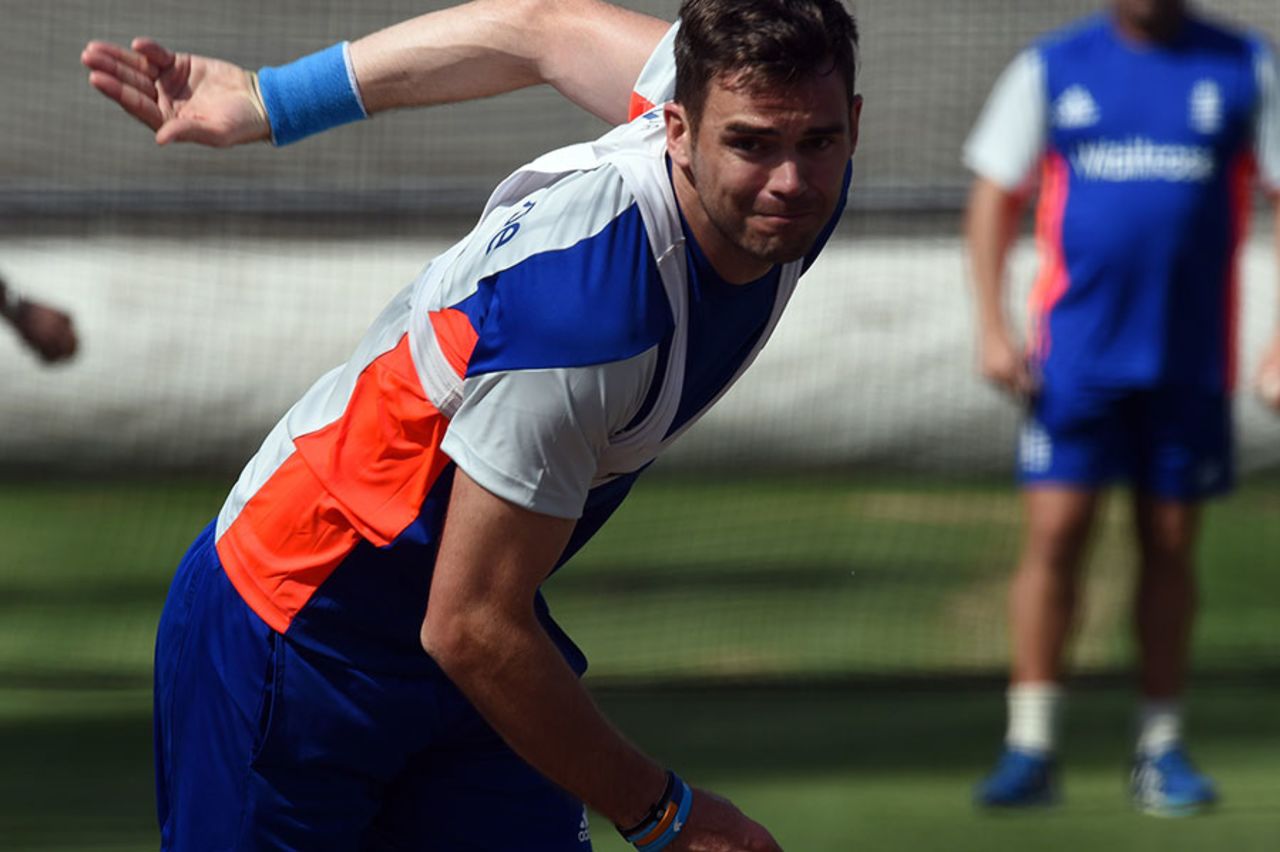 James Anderson will hope to swing England to a surprise against Australia, Melbourne, January 13, 2015