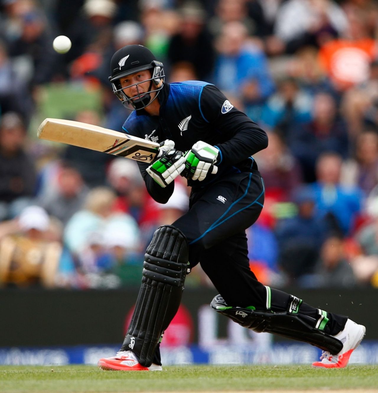 Martin Guptill made 49 before he was dismissed by Suranga Lakmal, New Zealand v Sri Lanka, Group A, World Cup 2015, Christchurch, February 14, 2015