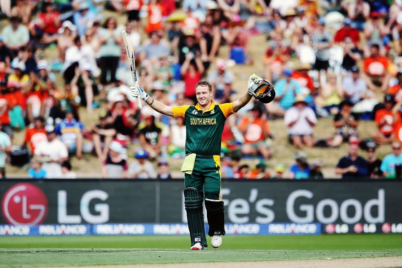 David Miller's century was widely appreciated, South Africa v Zimbabwe, World Cup 2015, Group B, Hamilton, February 15, 2015