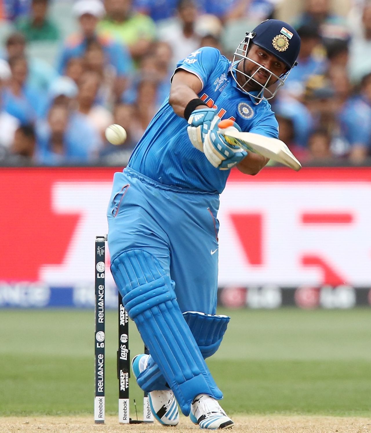 Suresh Raina scored 74 off 56 balls, India v Pakistan, World Cup 2015, Group B, Adelaide, February 15, 2015
