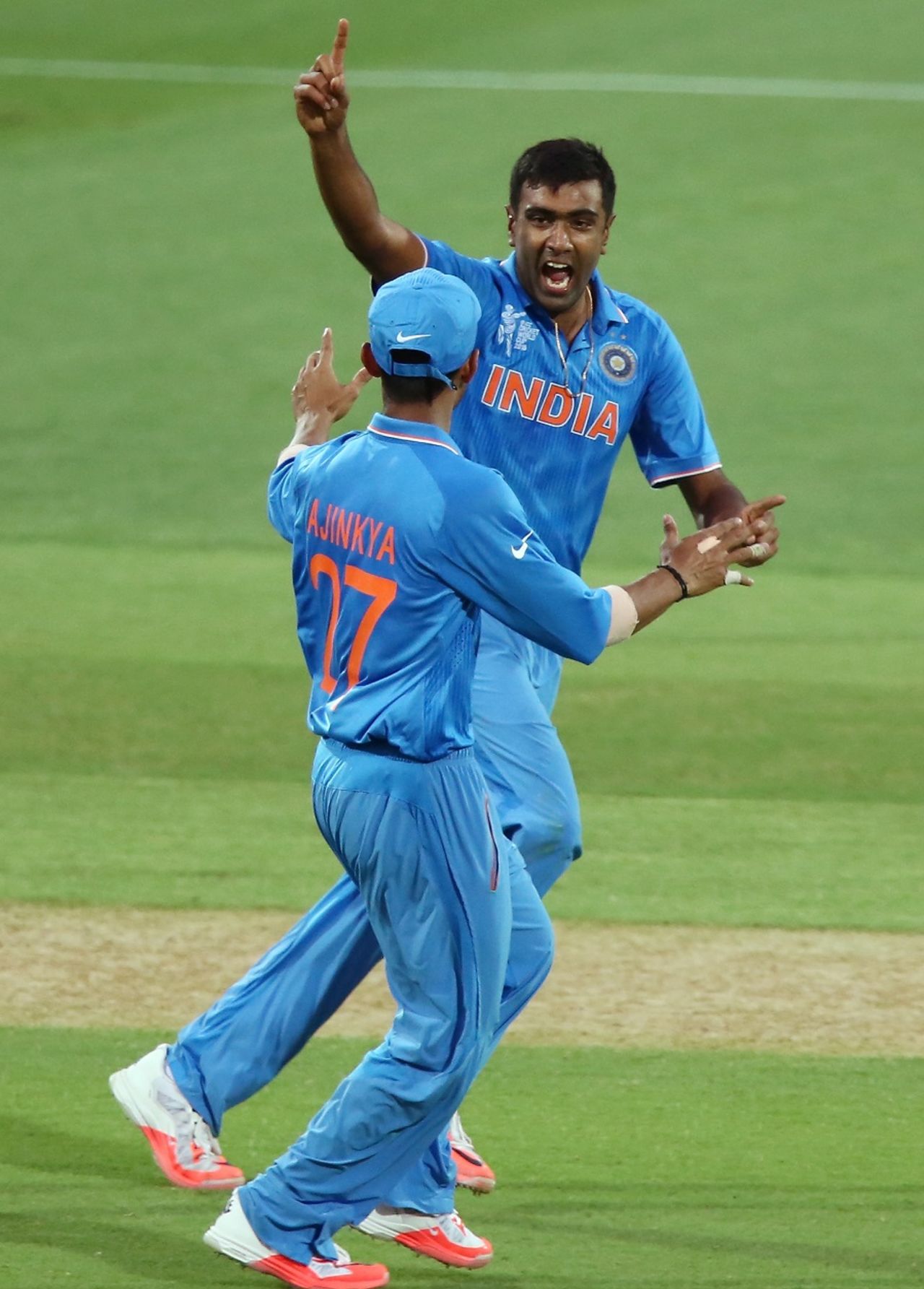 R Ashwin strangled Pakistan in the middle overs, India v Pakistan, World Cup 2015, Group B, Adelaide, February 15, 2015