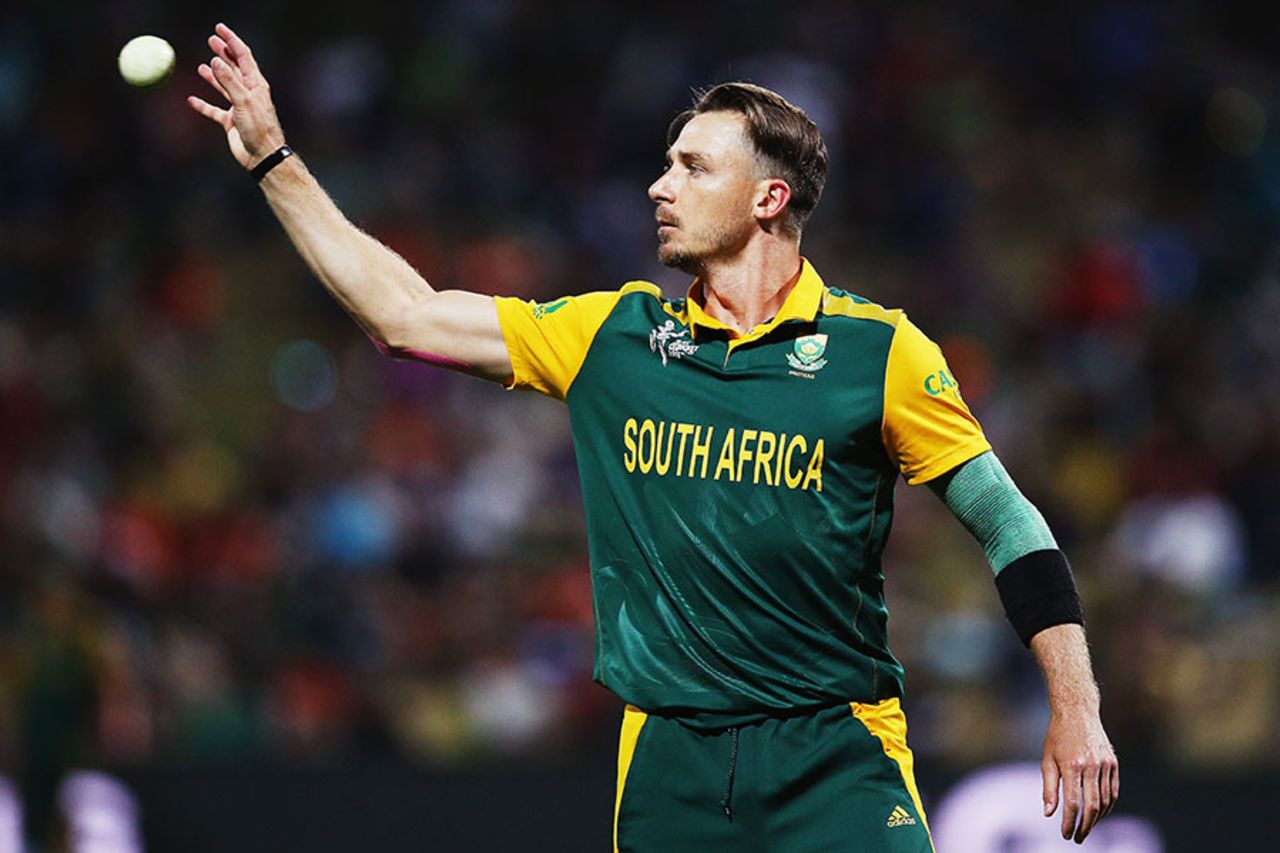 Dale Steyn conceded 64 runs in his nine overs, South Africa v Zimbabwe, Group B, World Cup 2015, Hamilton, February 15, 2015