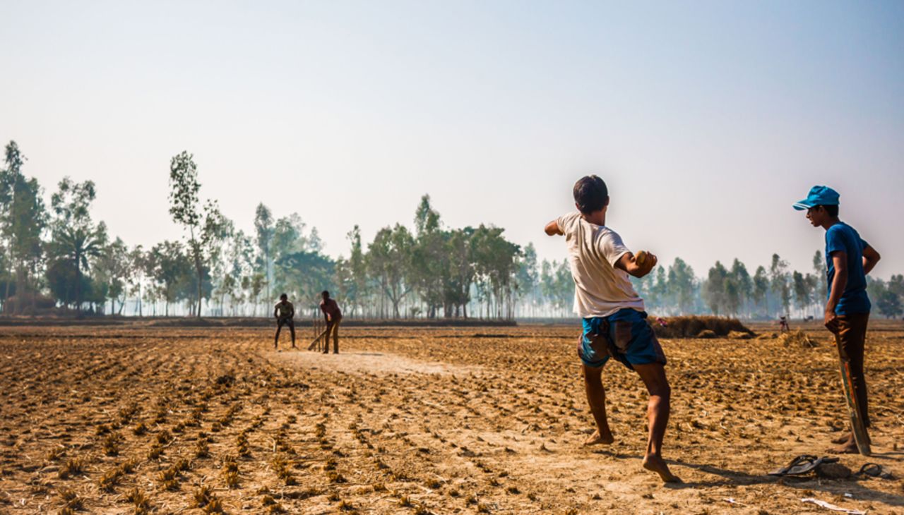 <b>Utpal Kumar Mondal:</b> While travelling in Bogra, Bangladesh, this winter, I found some boys playing cricket on a ground which was a paddy field a few days earlier. It is not easy to play cricket on this type of hard, uneven ground, but it's all about passion for the game in these parts.