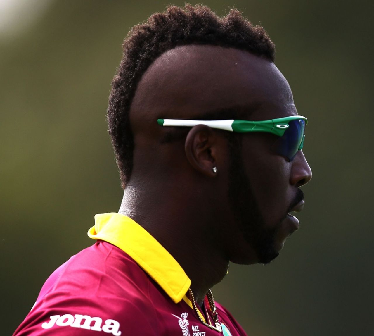 Andre Russell was a big hit with his looks as well, Pakistan v West Indies, World Cup 2015, Group B, Christchurch, February 21, 2015