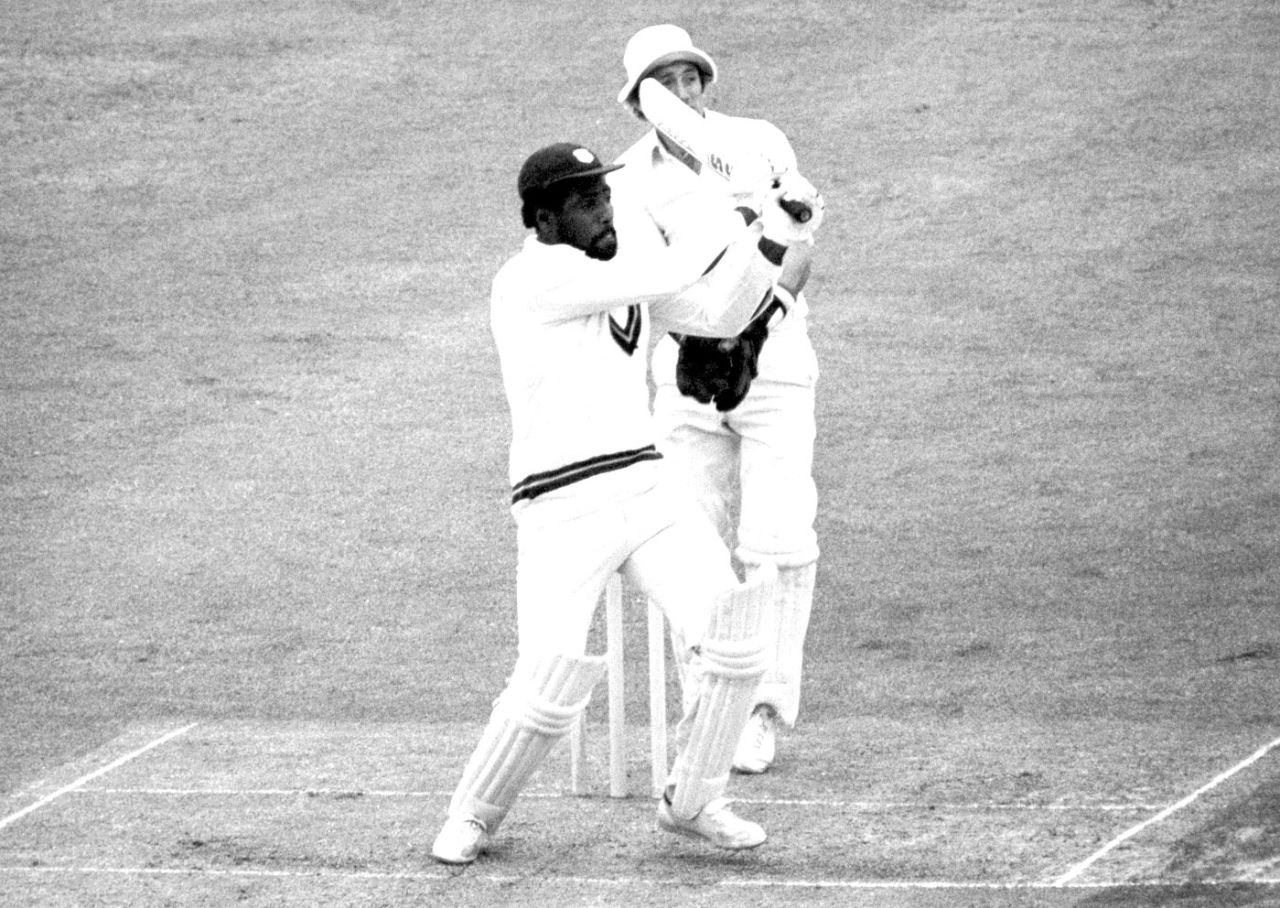 Viv Richards on his way to a World Cup-winning century, England v West Indies, World Cup final, Lord's, 23 June, 1979