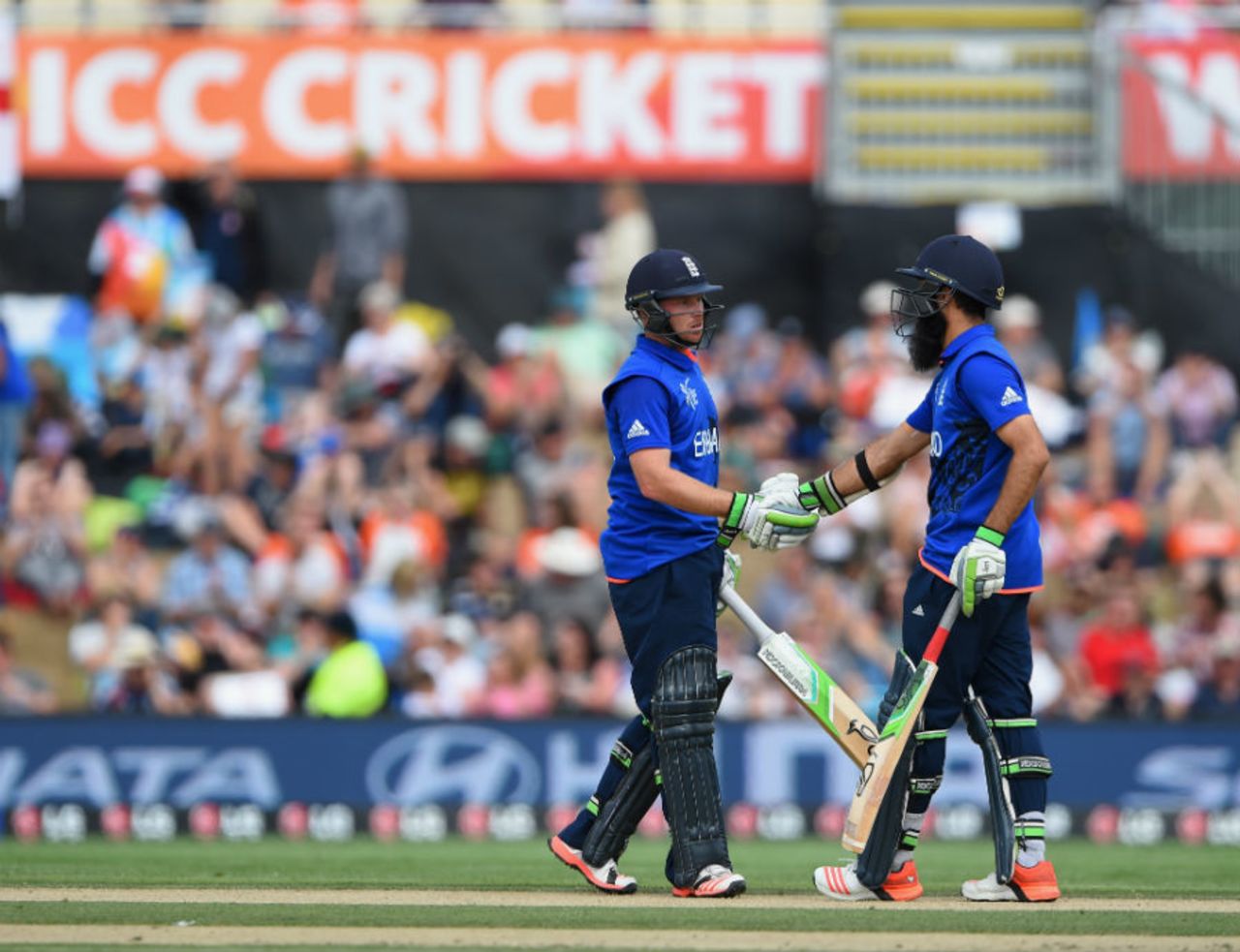 Moeen Ali was the aggressor in the opening partnership, England v Scotland, World Cup 2015, Group A, Christchurch, February 23, 2015