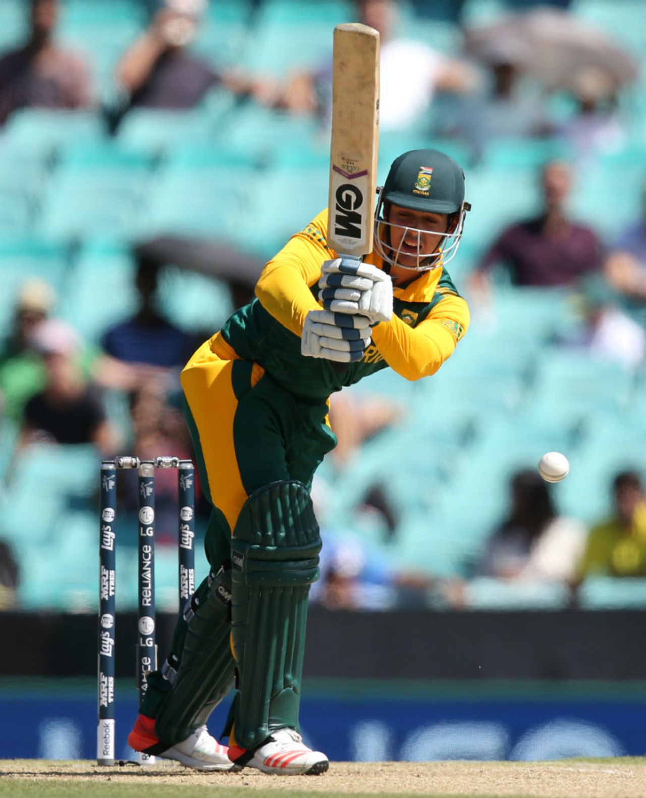 Quinton de Kock wasn't at his fluent best, South Africa v West Indies, World Cup 2015, Group B, Sydney, February 27, 2015