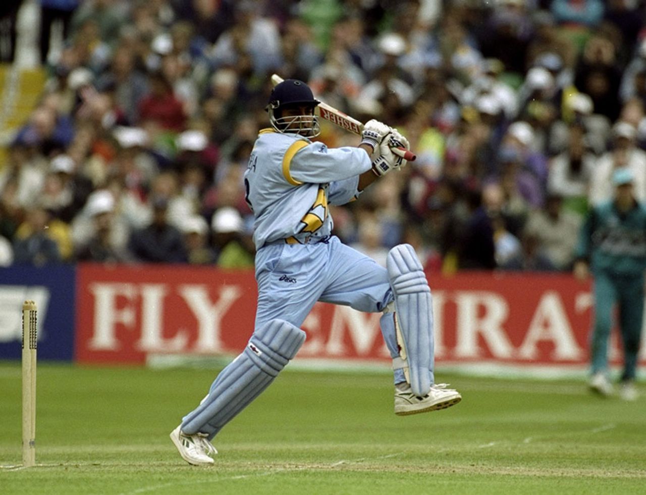 Ajay Jadeja plays a lavish cut stroke, June 12, 1999