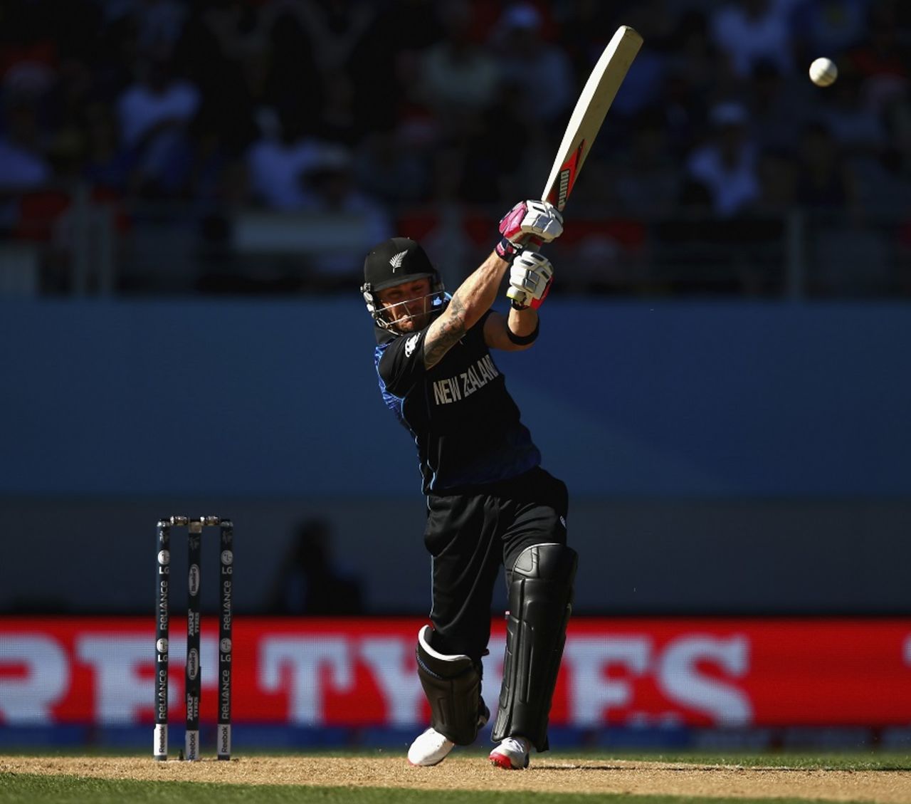 Brendon McCullum raced to his fifty off 21 balls, New Zealand v Australia, World Cup 2015, Group A, Auckland, February 28, 2015