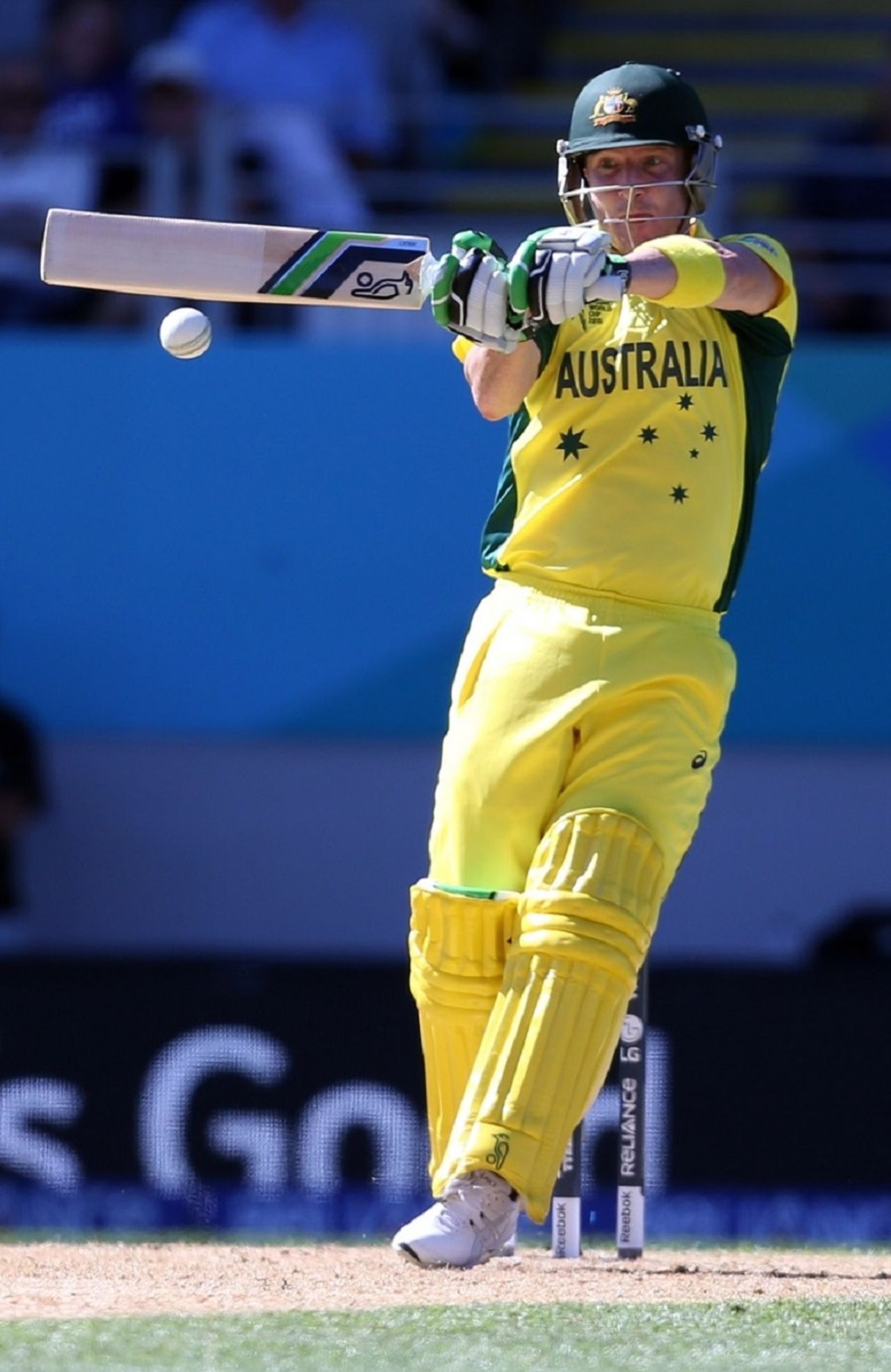 Brad Haddin top-scored with 43 off 41 balls, New Zealand v Australia, World Cup 2015, Group A, Auckland, February 28, 2015