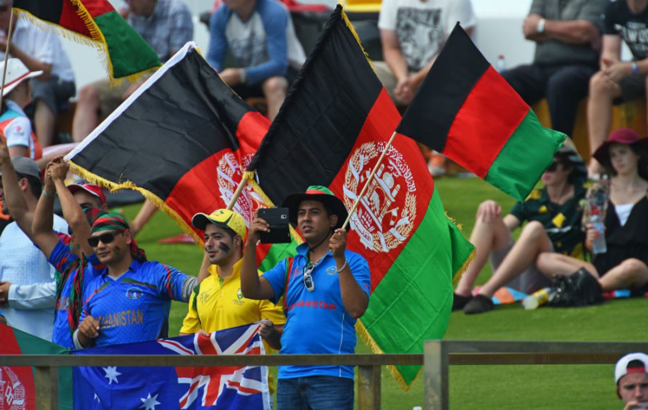 Afghanistan weren't wanting for support at their first ODI at the WACA, Australia v Afghanistan, World Cup 2015, Group A, Perth, March 4, 2015