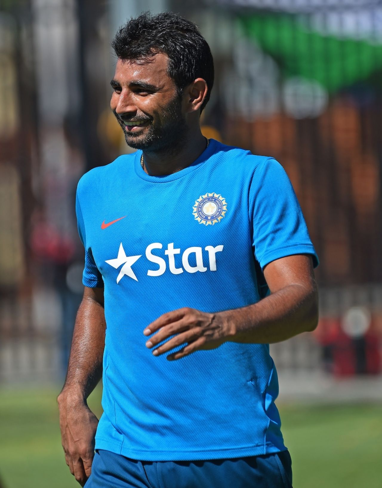 Mohammed Shami finds a reason to smile, World Cup 2015, Perth, March 5, 2015