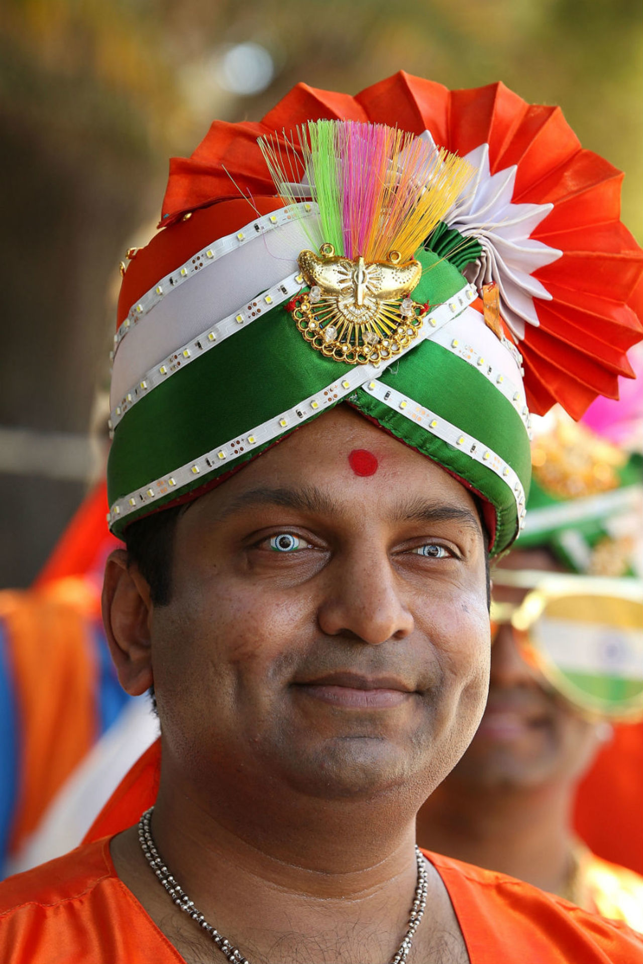 His eyes tell all: An Indian fan at the WACA, India v West Indies, World Cup 2015, Group B, Perth, March 6