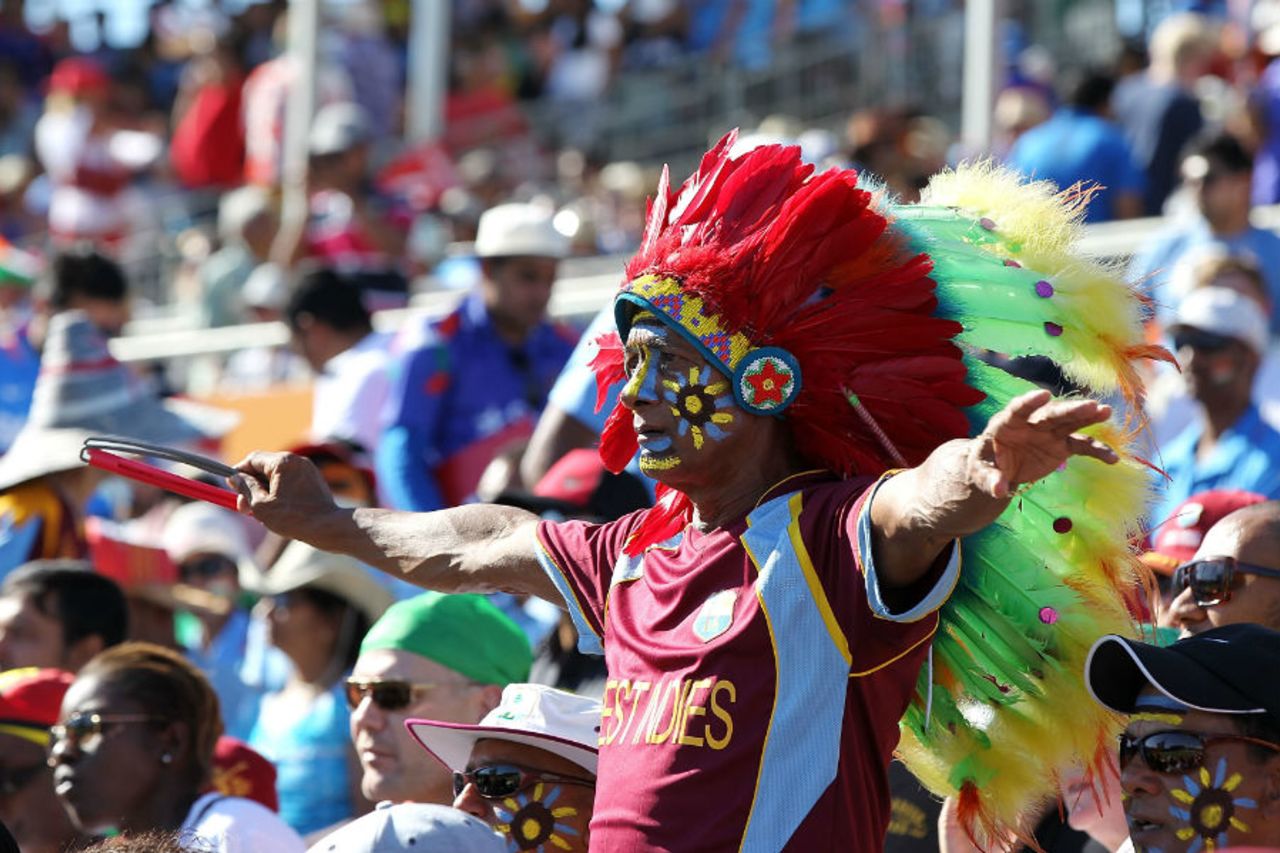 West Indies fans always bring colour to the cricket ground, India v West Indies, World Cup 2015, Group B, Perth, March 6