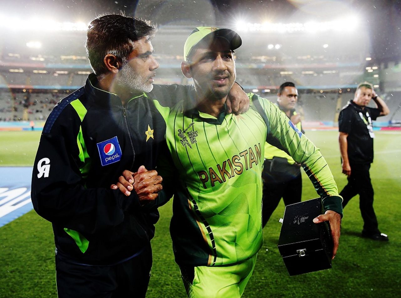 Sarfraz Ahmed claimed the Man-of-the-Match award, Pakistan v South Africa, World Cup 2015, Group B, Auckland, March 7, 2015