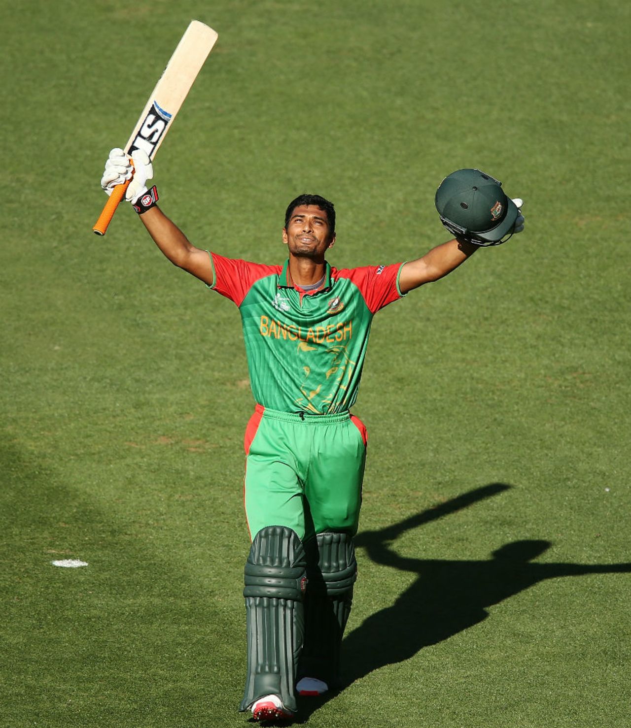 Mahmudullah's maiden ton was also the first by a Bangladesh player in World Cups, England v Bangladesh, World Cup 2015, Group A, Adelaide, March 9, 2015