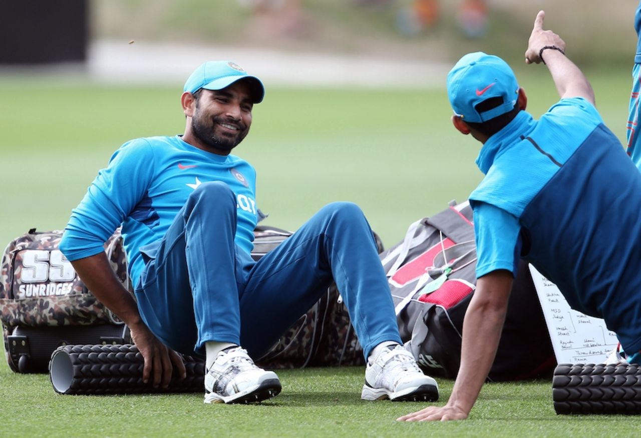 Mohammed Shami finds a reason to smile, World Cup 2015, Hamilton, March 9, 2015