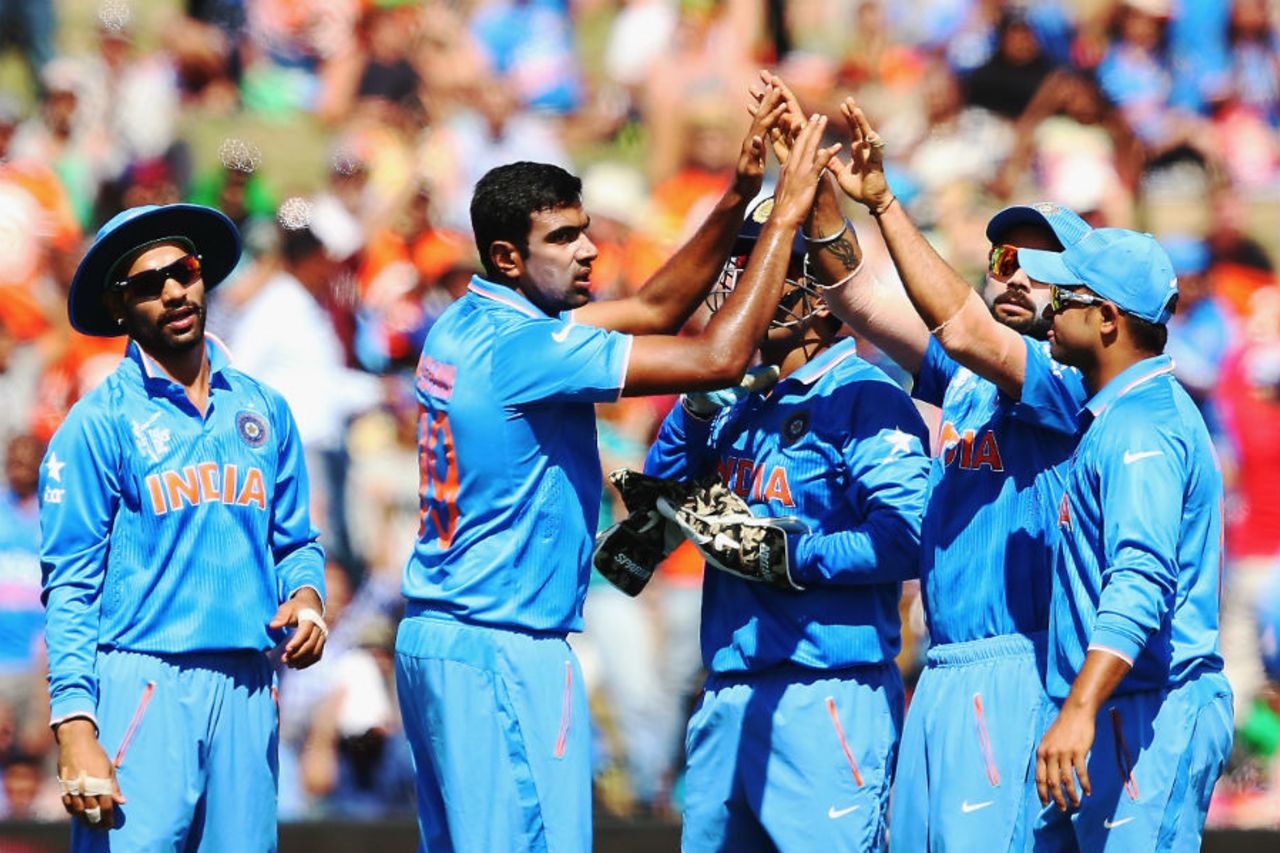 R Ashwin's spell was instrumental in restricting Ireland to 259, India v Ireland, World Cup 2015, Group B, Hamilton, March 10, 2015