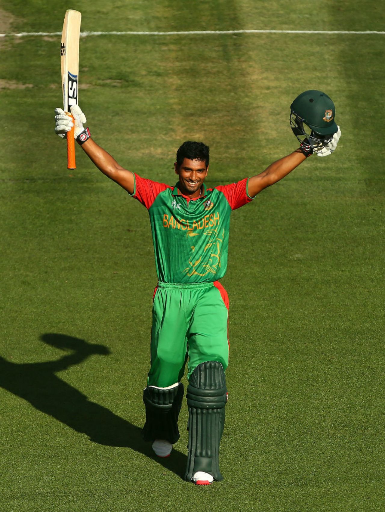 Mahmudullah struck 12 fours and three sixes in his unbeaten 123-ball 128, New Zealand v Bangladesh, World Cup 2015, Group A, Hamilton, March 13, 2015