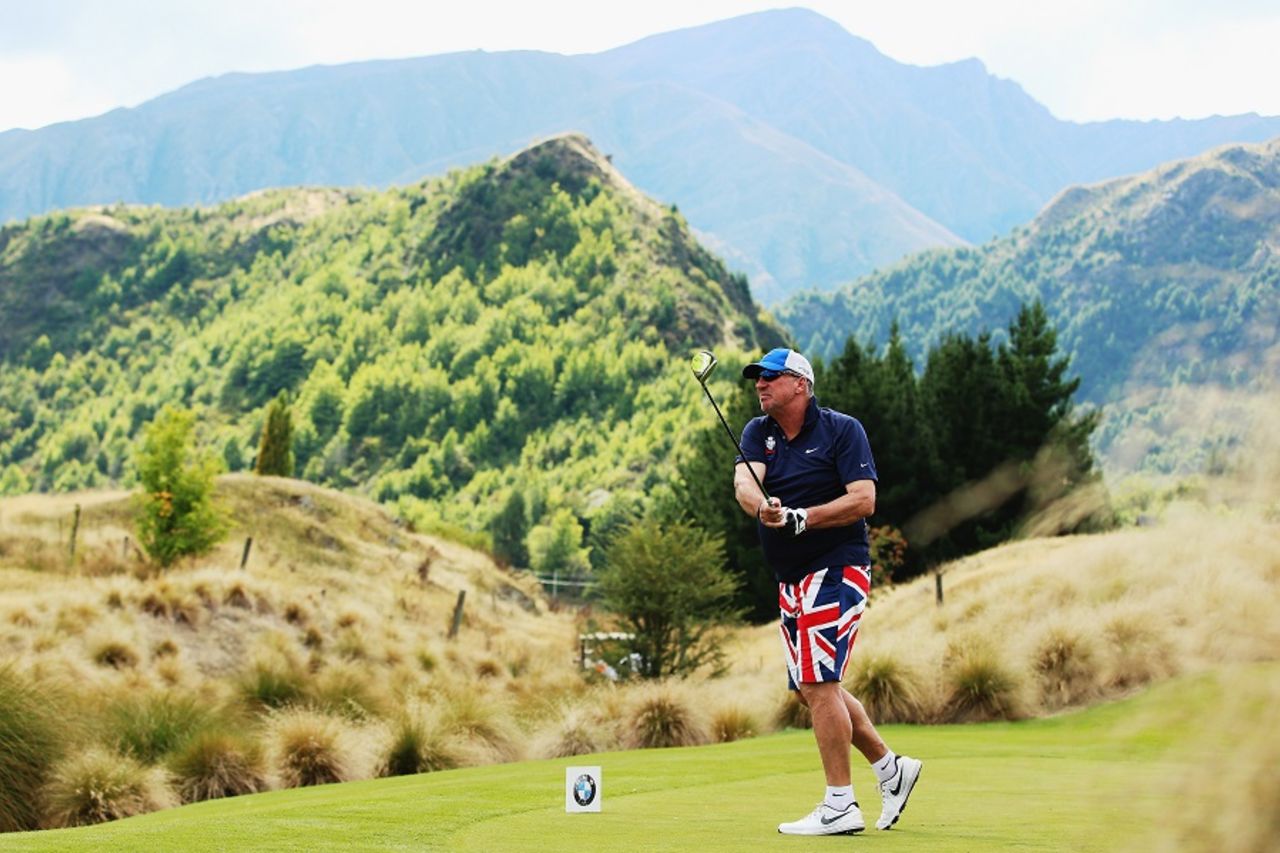 Ian Botham was on show at the New Zealand Open, Queenstown, March 13, 2015