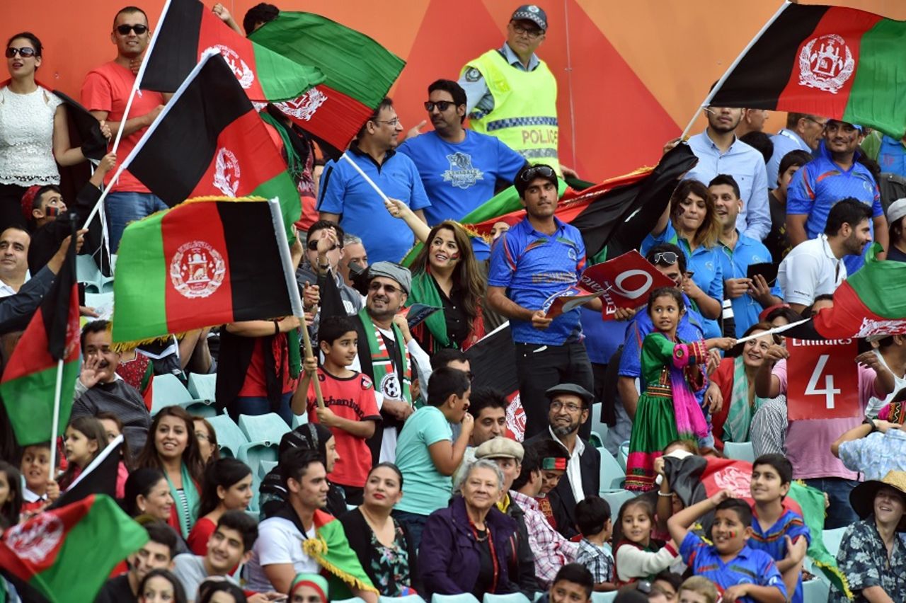 Afghanistan had strong support from their fans, Afghanistan v England, World Cup 2015, Group A, Sydney, March 13, 2015