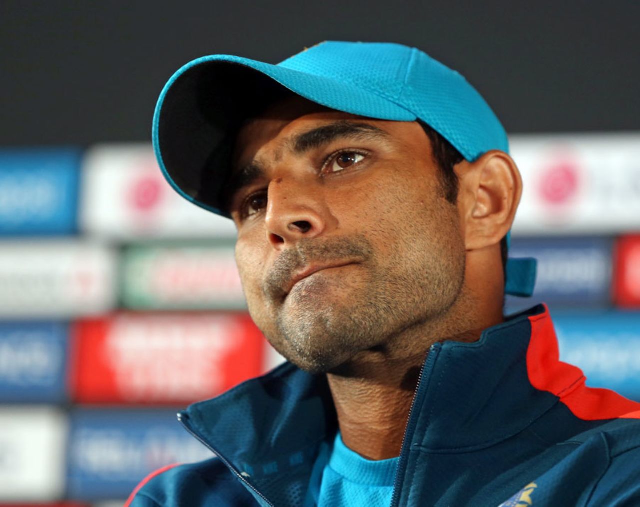 Mohammed Shami talks to the media on the eve of the game against Zimbabwe, World Cup 2015, Auckland, March 13, 2015