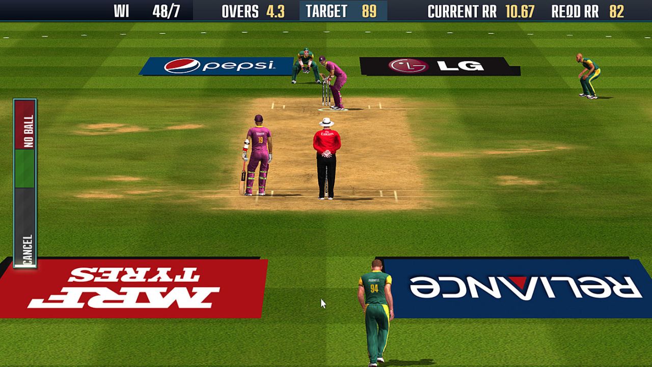 Screenshot of <i>ICC Pro Cricket 2015</i>