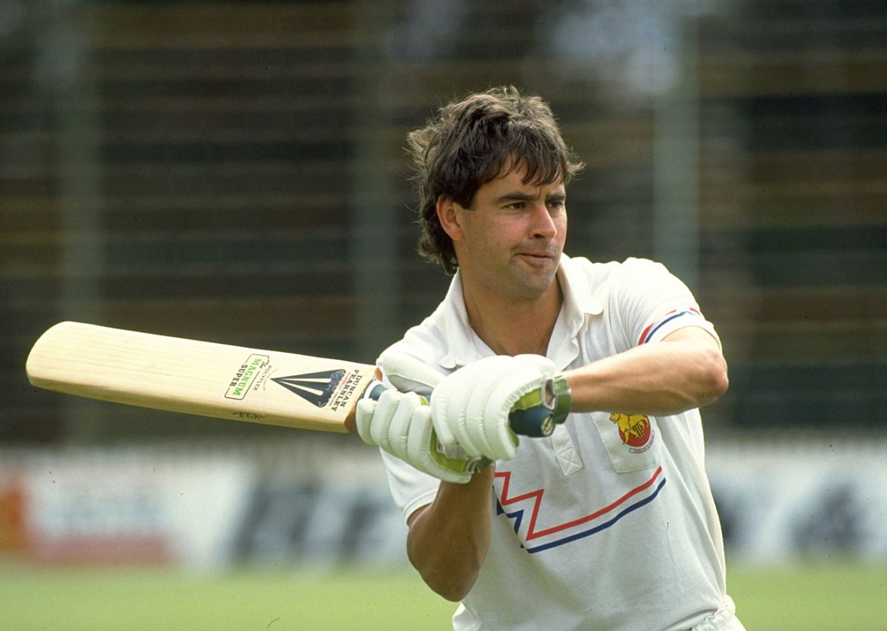 Chris Cowdrey during a practice session, South Africa, December 1, 1990