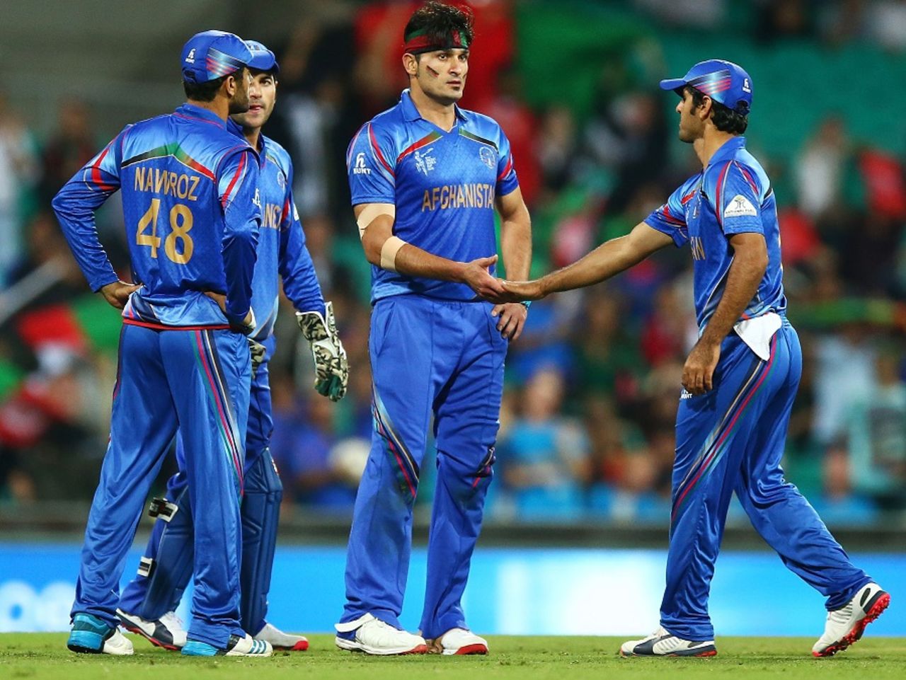 Hamid Hassan had Alex Hales nicking behind for 37, Afghanistan v England, World Cup 2015, Group A, Sydney, March 13, 2015