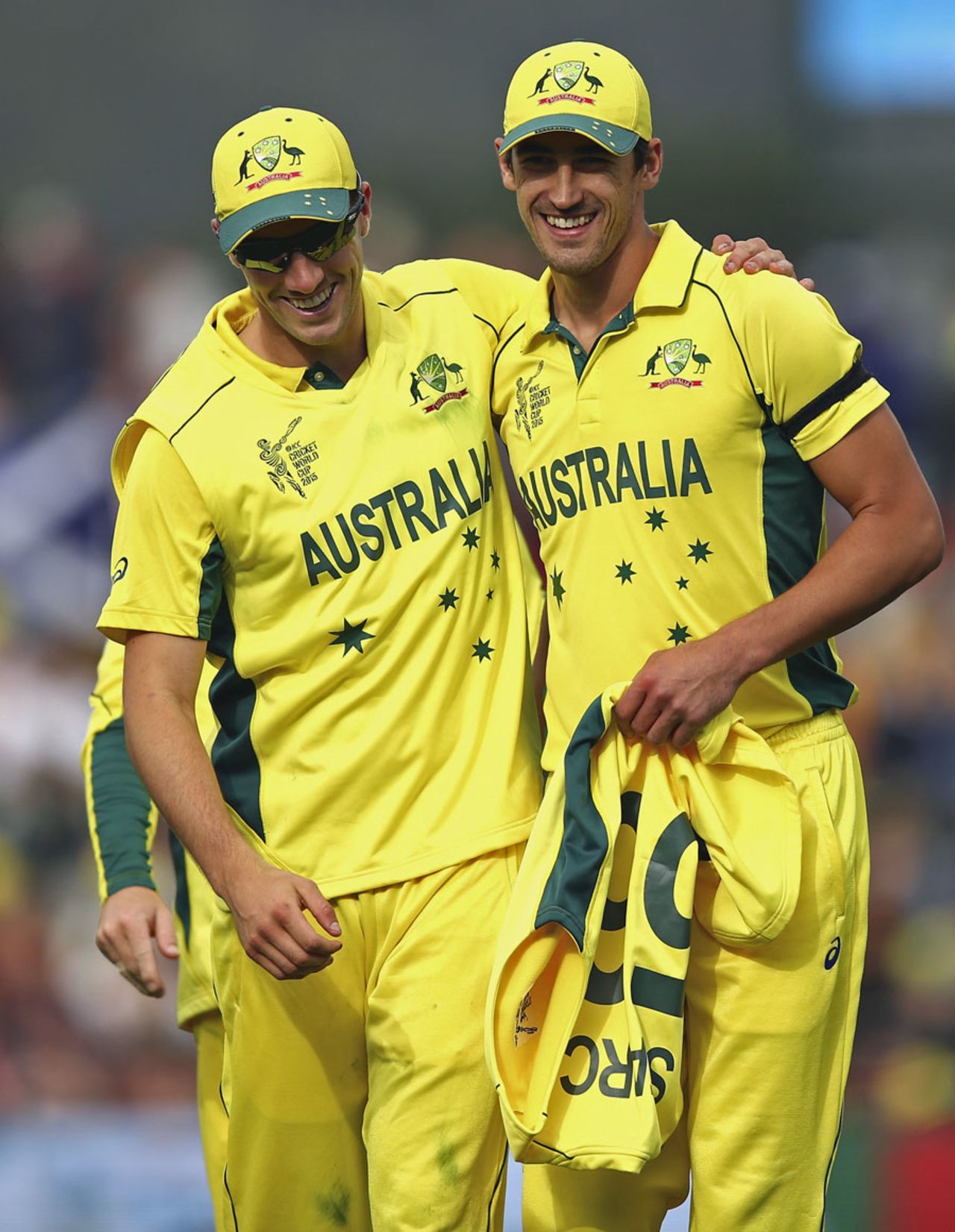Pat Cummins and Mitchell Starc took seven wickets between them, Australia v Scotland, World Cup 2015, Group A, Hobart, March 14, 2015