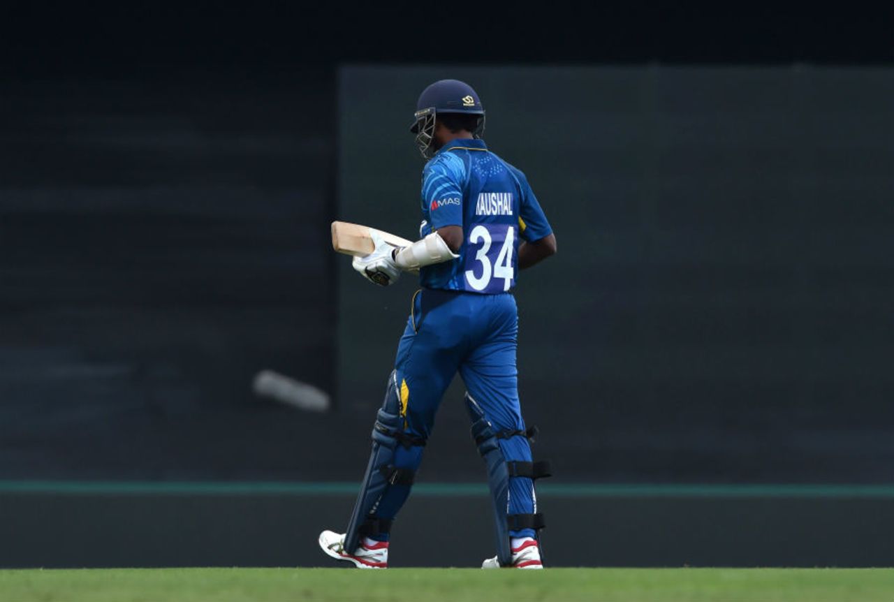 Tharindu Kaushal made a duck on his ODI debut, South Africa v Sri Lanka, World Cup 2015, 1st quarter-final, Sydney, March 18, 2015