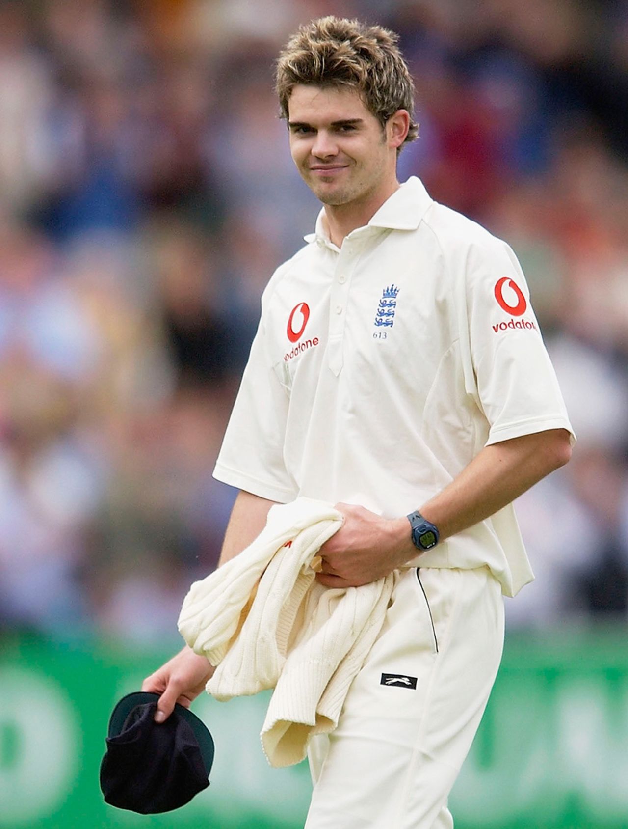 James Anderson took five wickets on Test debut, England v Zimbabwe, 1st Test, Lord's, 3rd day, May 24, 2003