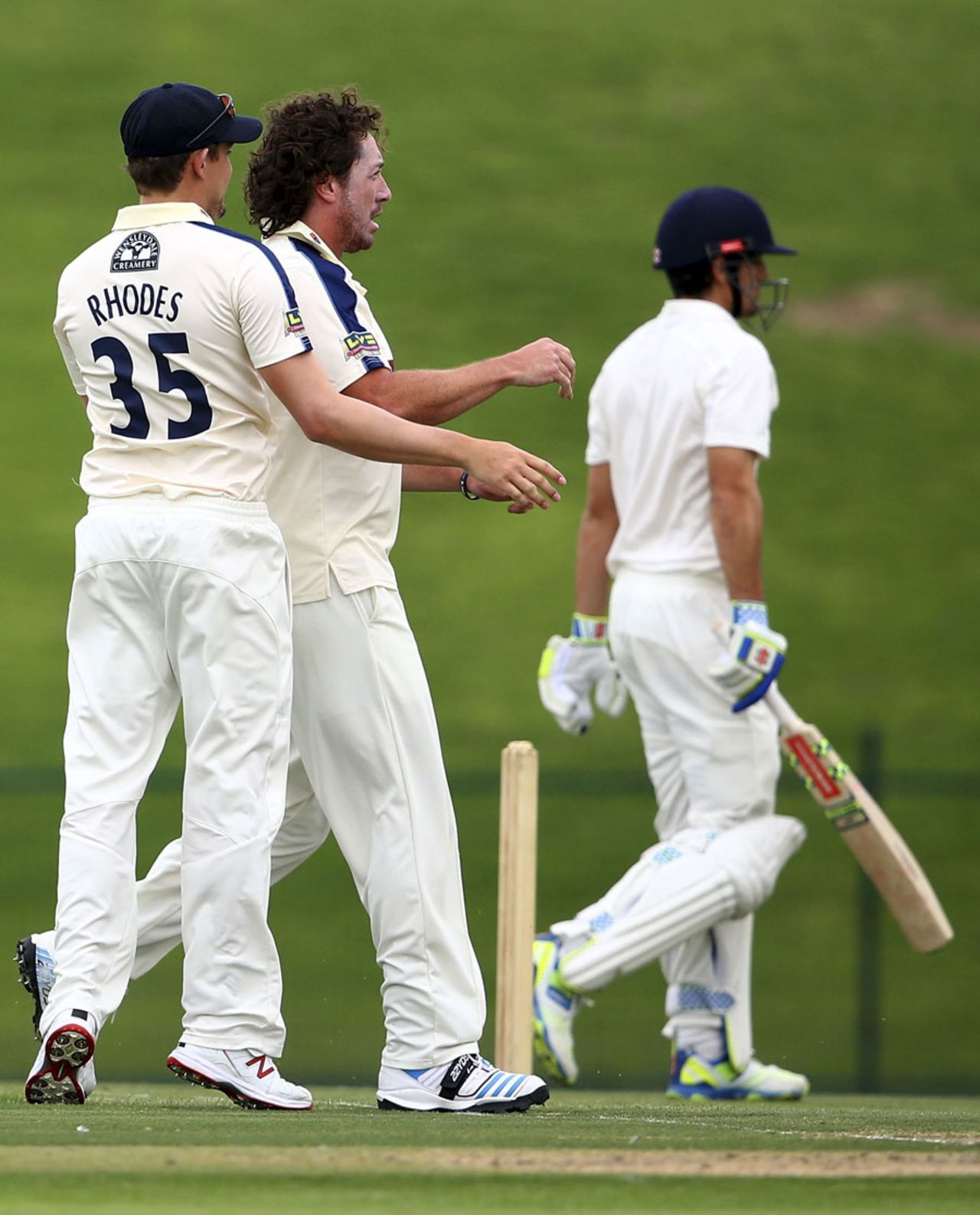 Ryan Sidebottom had Alastair Cook lbw for 3, MCC v Yorkshire, Champion County match, Abu Dhabi, 1st day, March 22, 2015