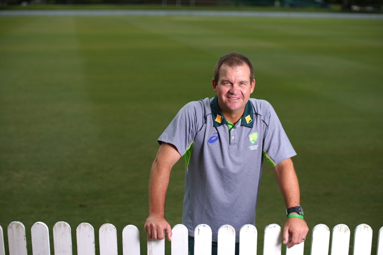 Matthew Mott, the new coach of the Australia women's team, March 24, 2015