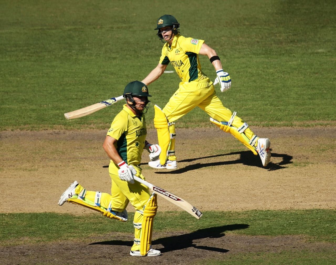 Steven Smith and Aaron Finch added 182 together, Australia v India, World Cup 2015, 2nd semi-final, Sydney, March 26, 2015