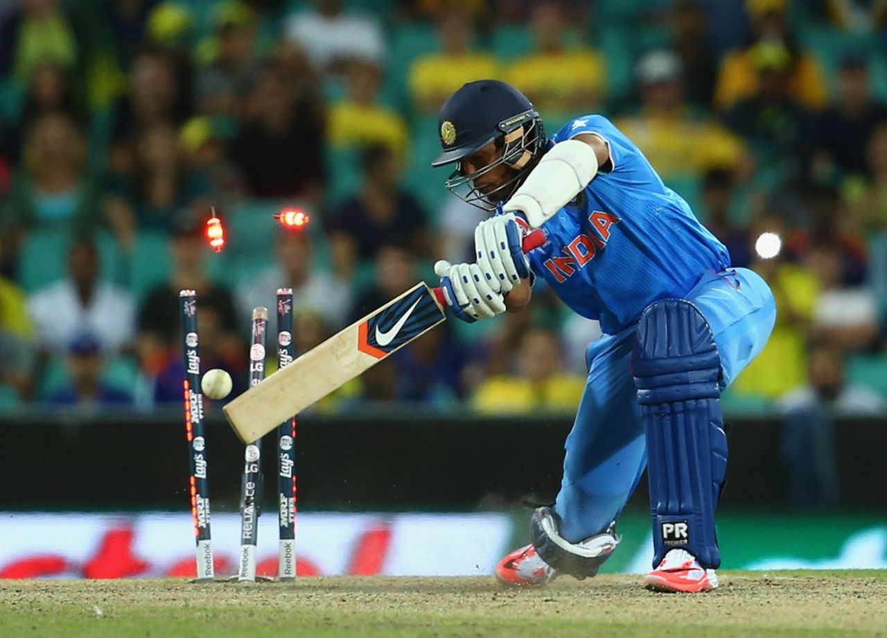 Umesh Yadav was the last man dismissed, Australia v India, World Cup 2015, 2nd semi-final, Sydney, March 26, 2015