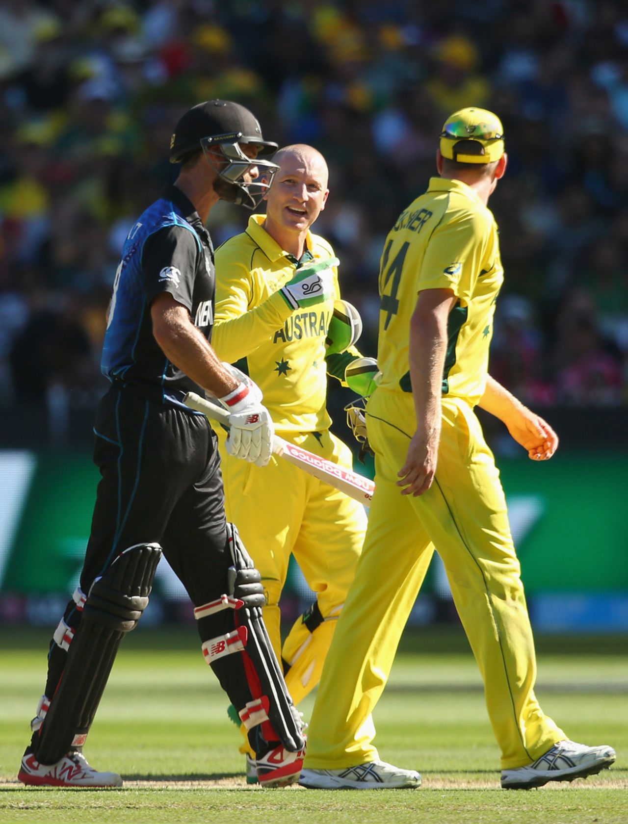 Brad Haddin was in a chatty mood at the final, Australia v New Zealand, World Cup 2015, final, Melbourne, March 29, 2015