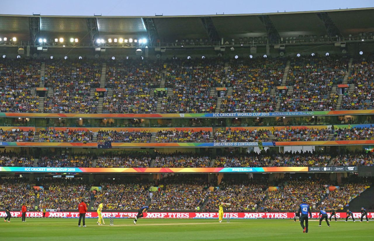The final was played at a packed MCG, Australia v New Zealand, World Cup 2015, final, Melbourne, March 29, 2015