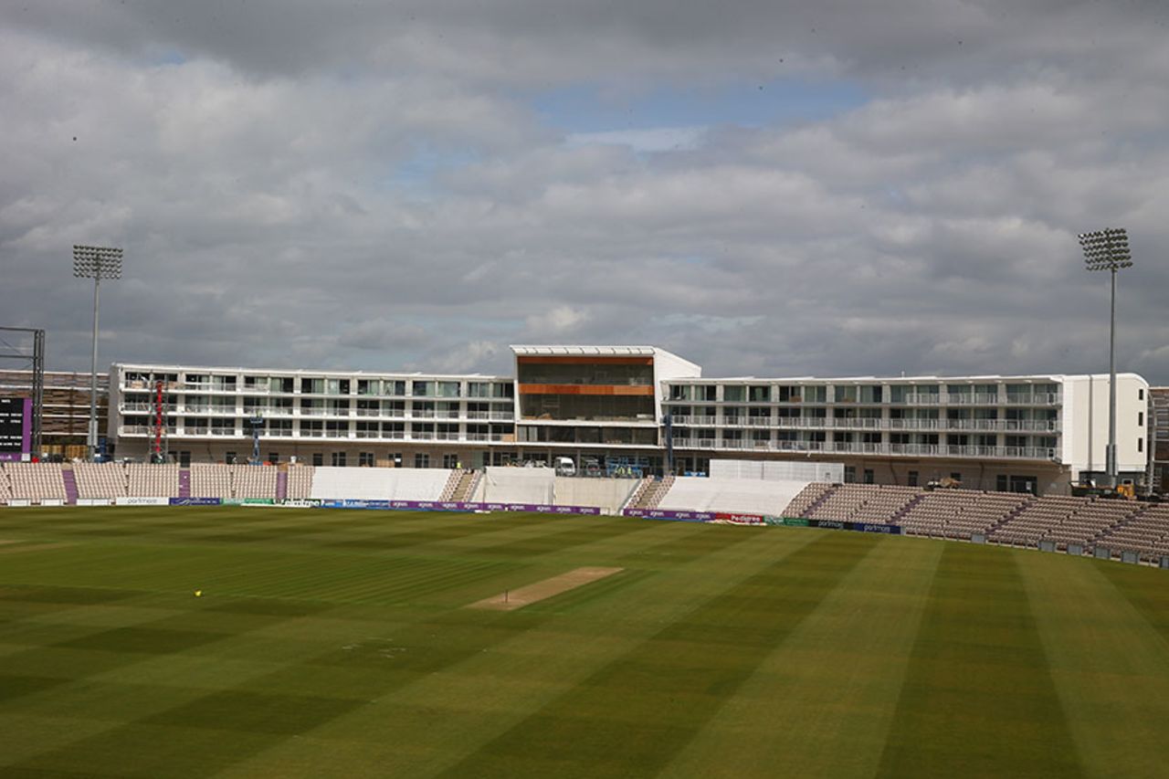The hotel at the Ageas Bowl is at long last almost finished, Ageas Bowl, April 2, 2015