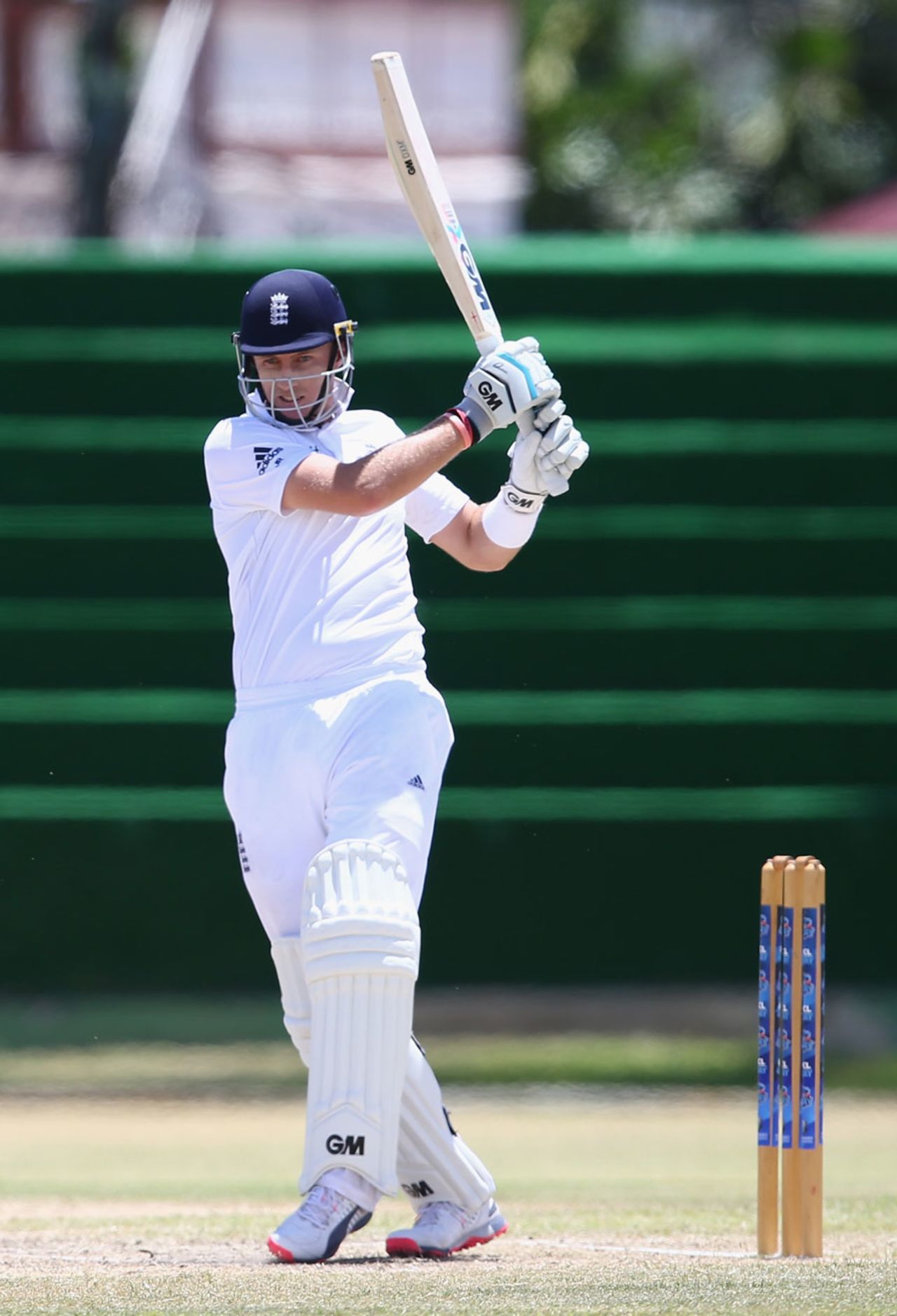 Joe Root made 64 before falling lbw, St Kitts Invitiational XI v England XI, Basseterre, 1st day, April 6, 2015