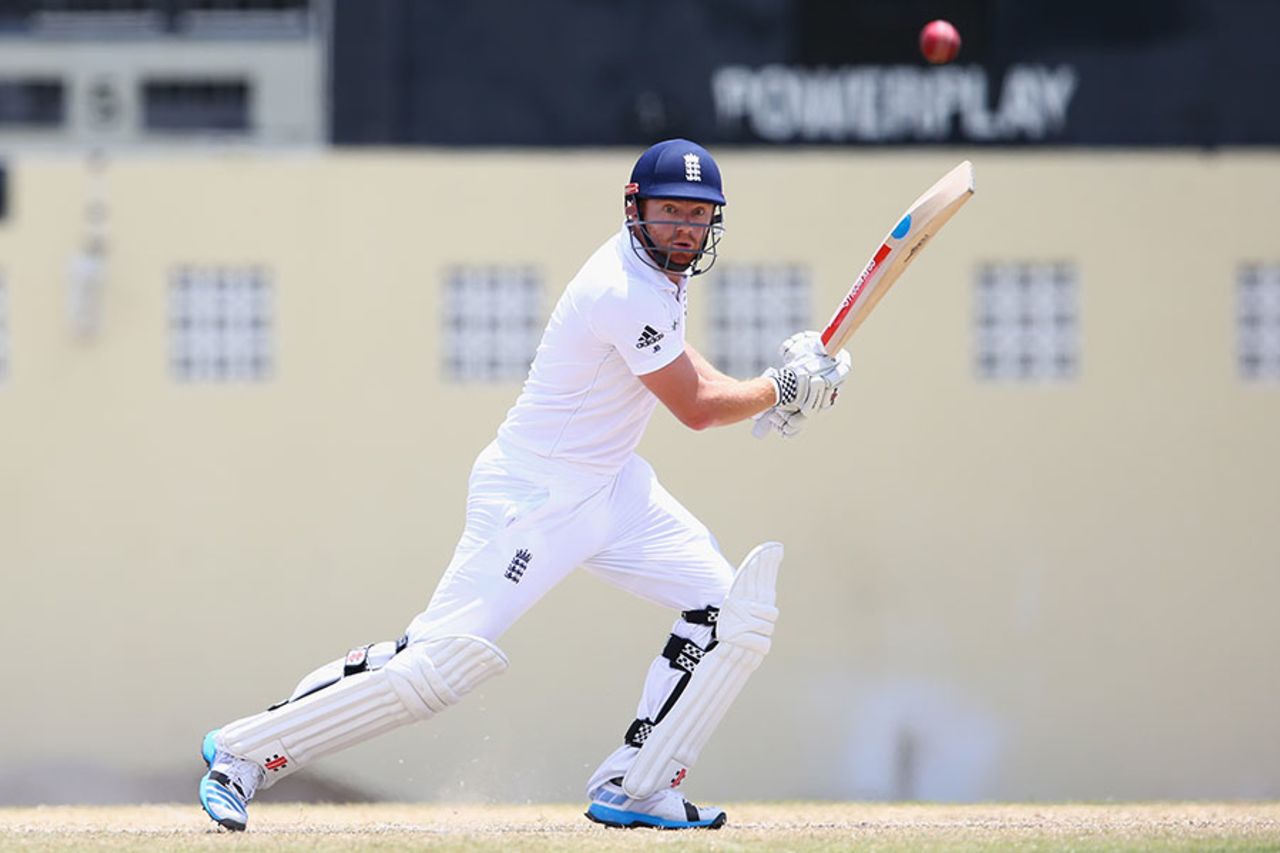 Jonny Bairstow played probably his only innings of the tour, St Kitts Invitational XI v England XI, Basseterre, Tour match, 1st day, April 8, 2015